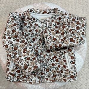 Makemake Organics. Floral toddler Jacket 3-4 years